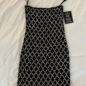 Black Beaded Women's Dress